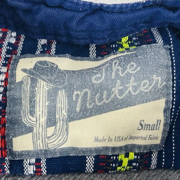 Chubbies The Nutter Small Heavy Cotton Shirt Gray Cotton Button Down USA Made - Picture 3 of 5